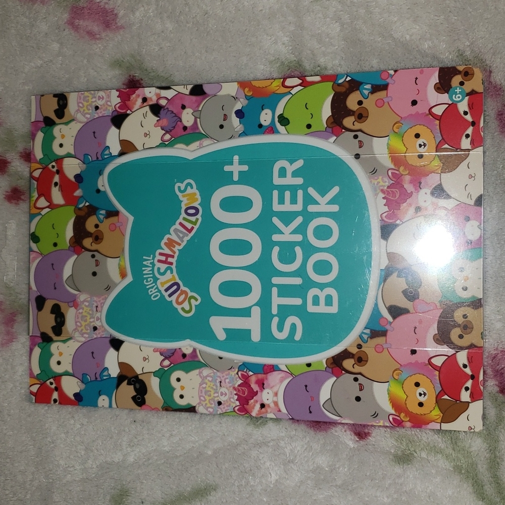 Original squishmallows 1000+ sticker book NEW kellytoy brand new unused